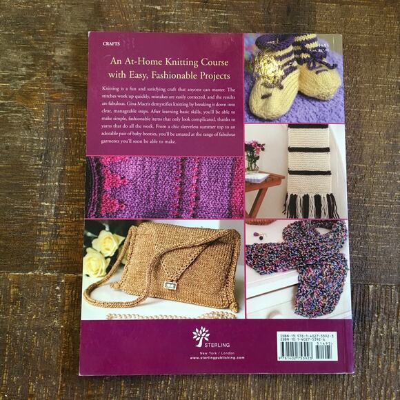 Get Knitting! Knit Pattern and Stitch Guide Casting Binding Off Stitches Book - Picture 2 of 5